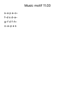 Music motif 11.03