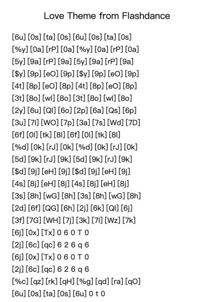 Love Theme from Flashdance