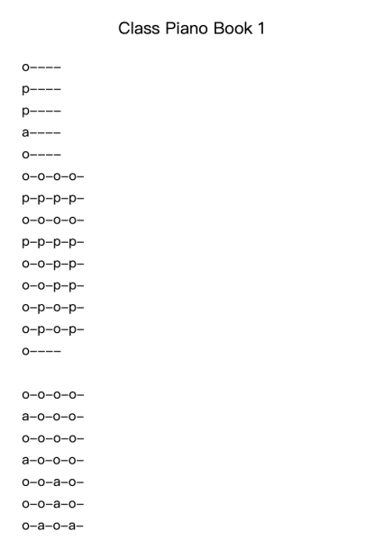 Class Piano Book 1