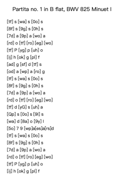 Partita No. 1 in B-flat Major, BWV 825: Minuet I