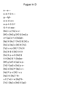 Fugue in D