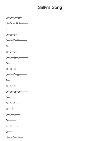 Sally's Song Roblox Piano Sheets by Disney-Arr.Wyattnix Abniel