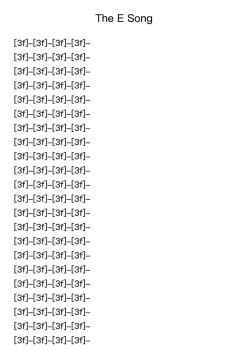 The E Song