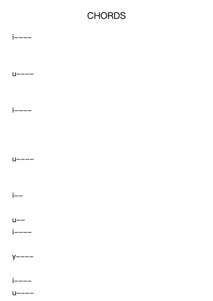 CHORDS
