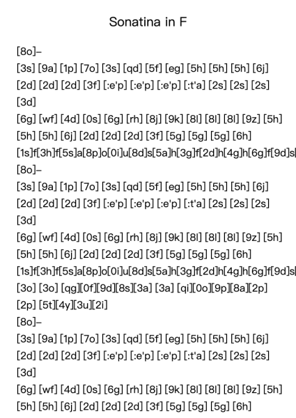 Sonatina in F
