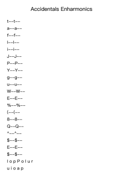 Accidentals & Enharmonics