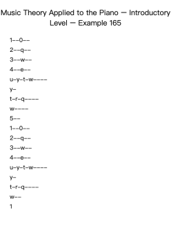 Music Theory Applied to the Piano – Introductory Level – Example 165