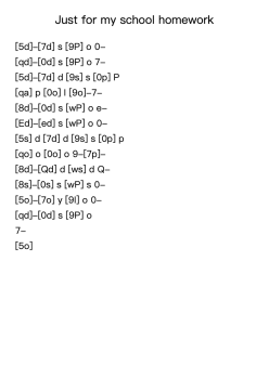 Just for my school homework