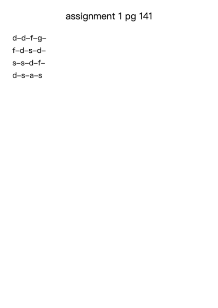 assignment 1 pg 141
