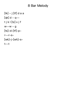 8_Bar_Melody