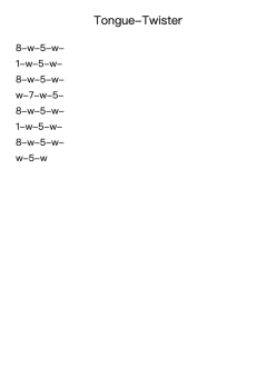 Tongue-Twister
