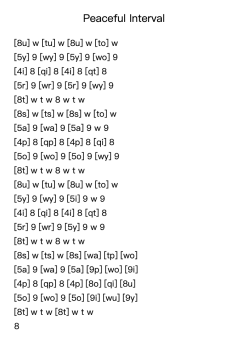 Peaceful Interval Song in C Major