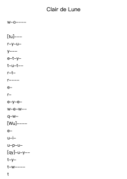 Clair de Lune in D-flat Major, L. 75