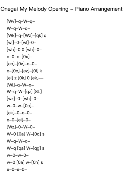 Onegai My Melody Opening - Piano Arrangement
