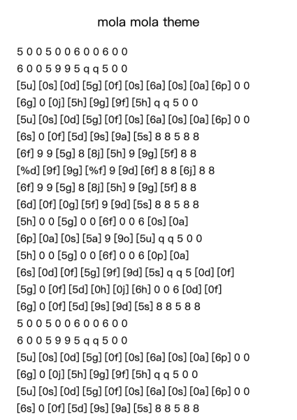 mola mola theme