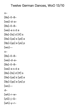 Twelve German Dances, WoO 13: No. 10