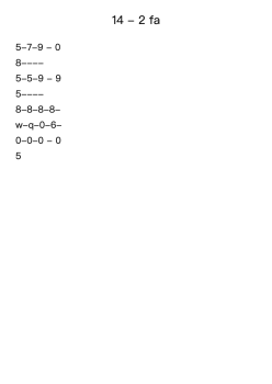 14 - 2 fa