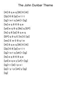 The John Dunbar Theme