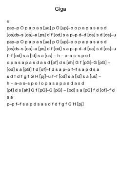 Giga (Pequeña suite barroca para piano a cuatro manos)