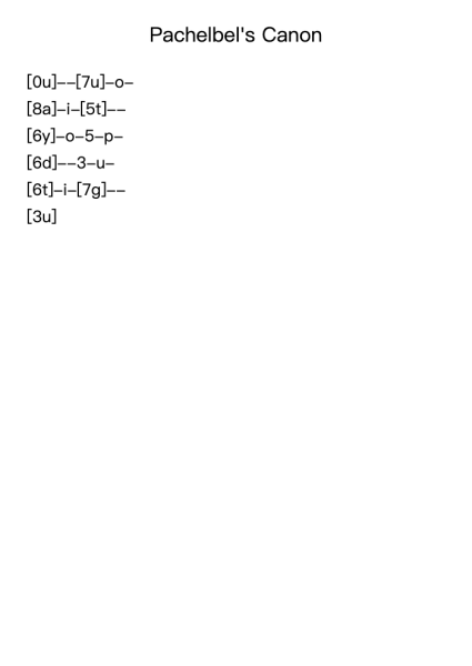 Pachelbel's Canon