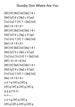 Scooby Doo Where Are You Theme Song