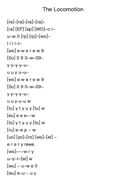 The Locomotion