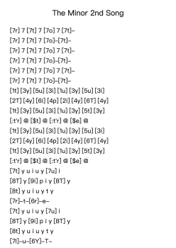 The Minor 2nd Song