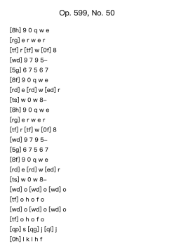 Op. 599, No. 50