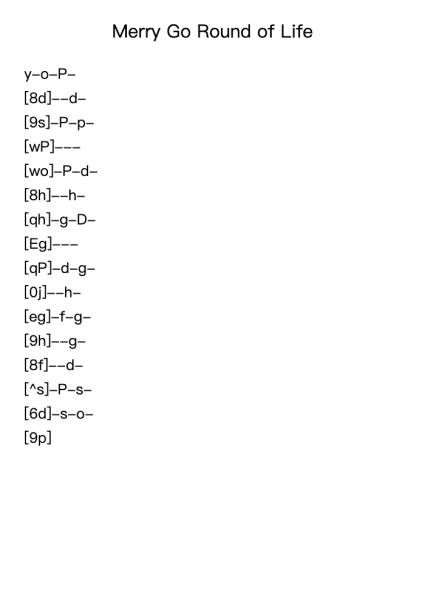 Merry-Go-Round of Life