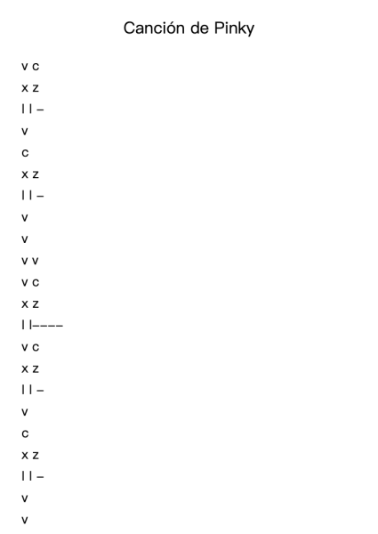 Canción de Pinky