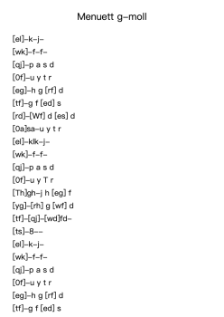 Menuett in G Minor, BWV Anh. 115