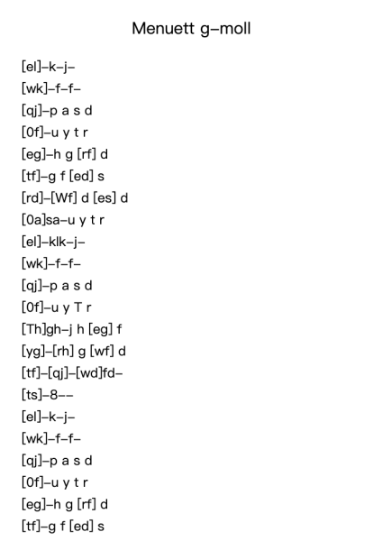 Menuett in G Minor, BWV Anh. 115