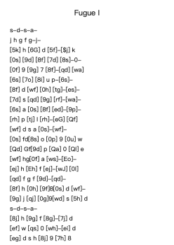 Fugue I