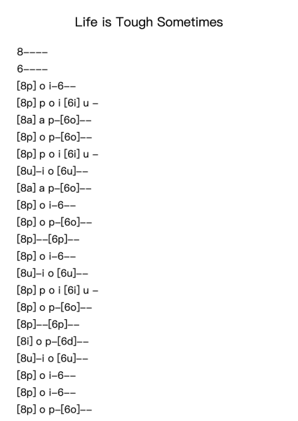 Life is Tough Sometimes Roblox Piano Sheets by Fasthutt Becktout-Arr.Payrusk