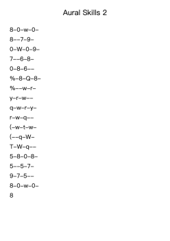 Aural Skills 2
