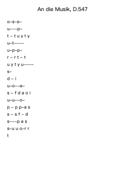 An die Musik, D.547