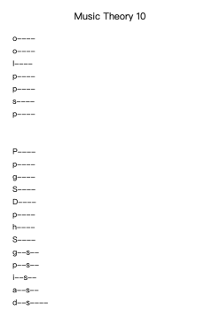 Music Theory 10