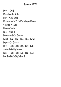 Salmo 127A