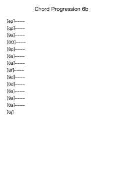 Chord Progression 6b