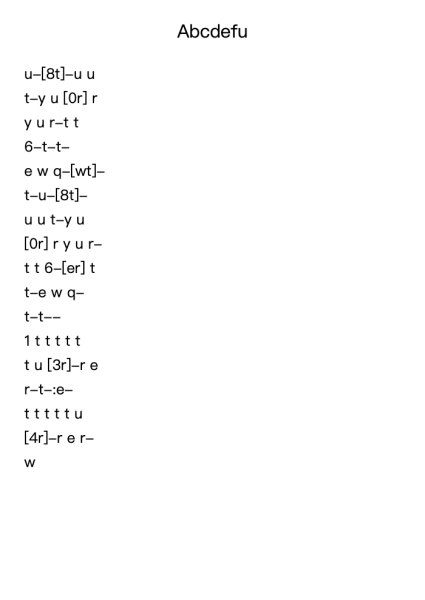 Abcdefu