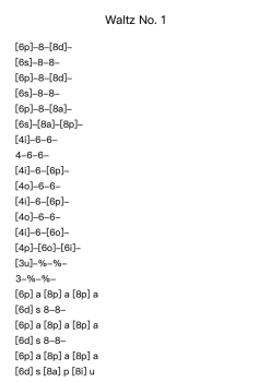 Waltz No. 1