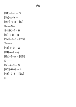 As