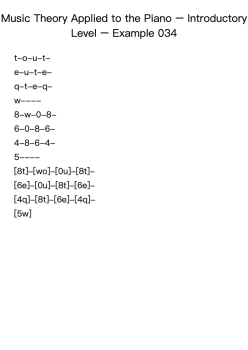 Music Theory Applied to the Piano – Introductory Level – Example 034