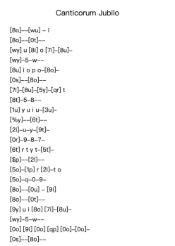 Canticorum Jubilo