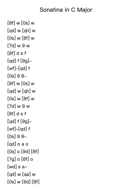 Sonatina in C Major
