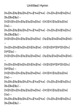 Untitled Hymn