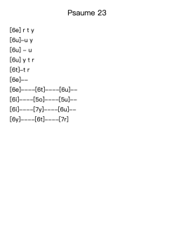 Psaume 23