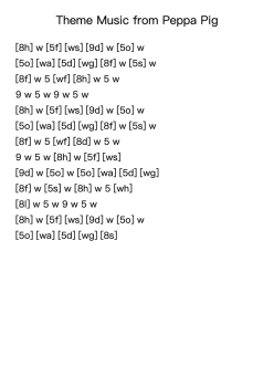 Theme Music from Peppa Pig