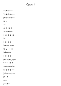 Opus 1