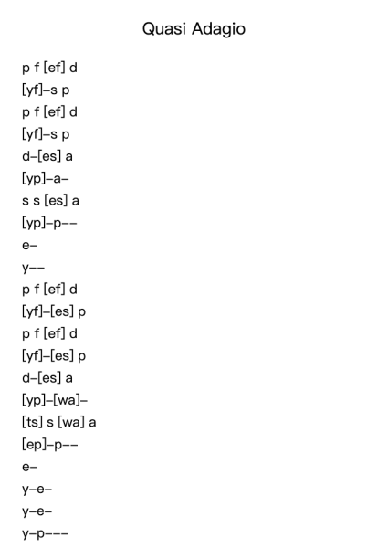 Quasi Adagio